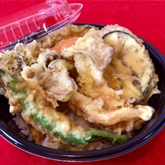 テイクアウト　野菜天丼